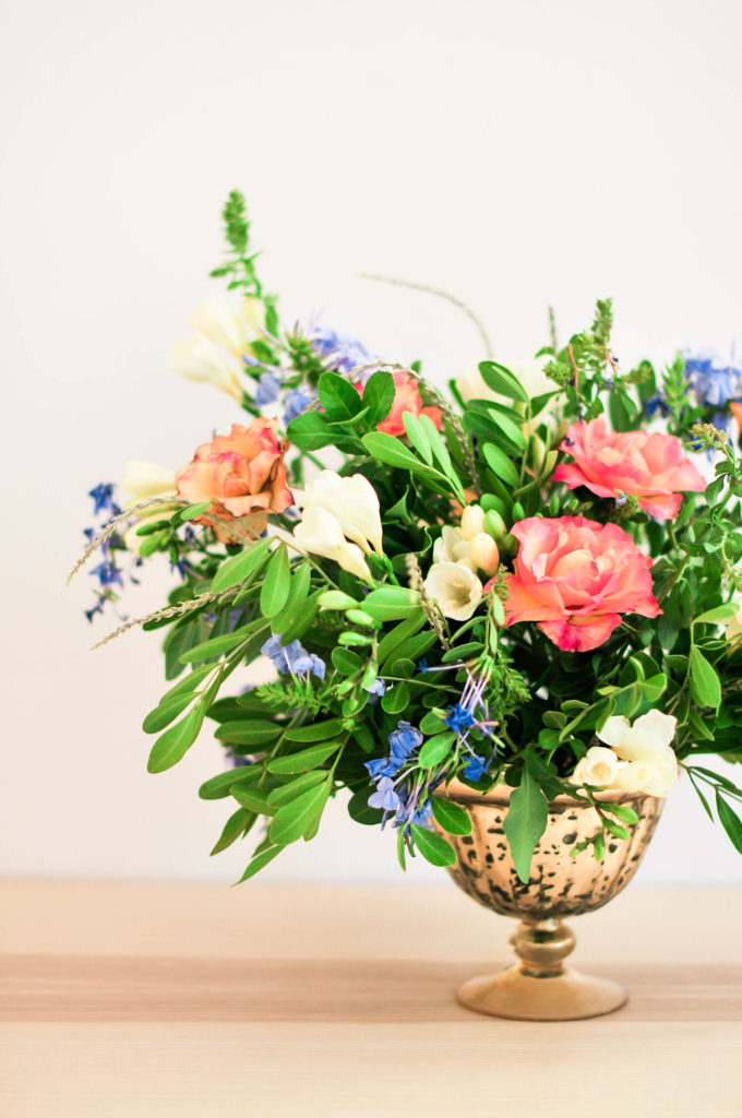 floral design by @theproperblog for Nicole's Classes