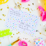 #ProperPrintables \\ Colorful Party Shipping Label Printable