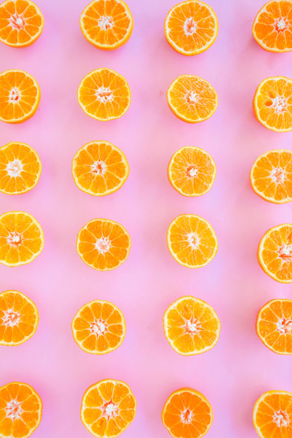 #ProperPrintables \\ Fruity Orange Wallpaper Download