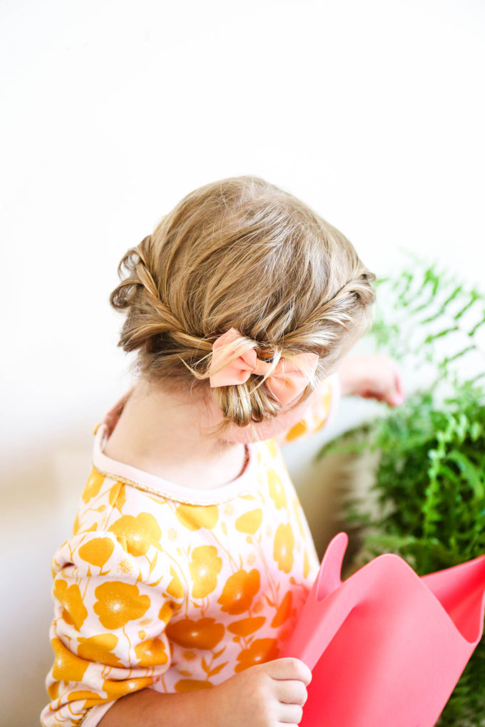 Toddler Braid Hack || www.theproperblog.com