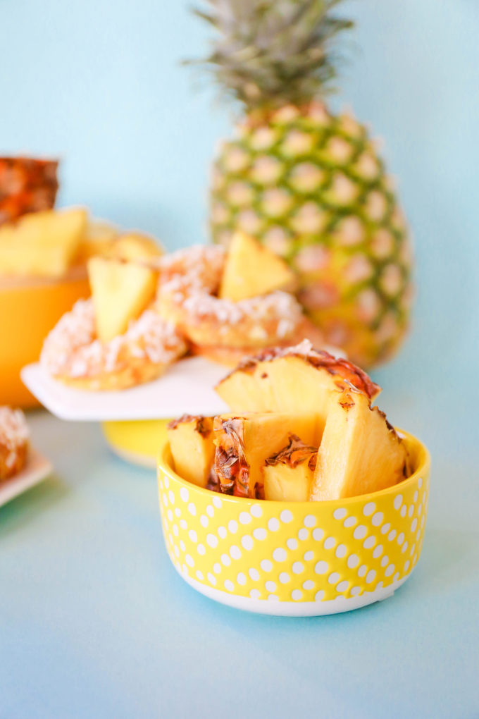 Baked Pineapple Donuts Recipe || @theproperblog