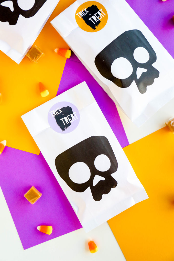 Trick Or Treat Stickers To Dress Up Your Halloween Treats 