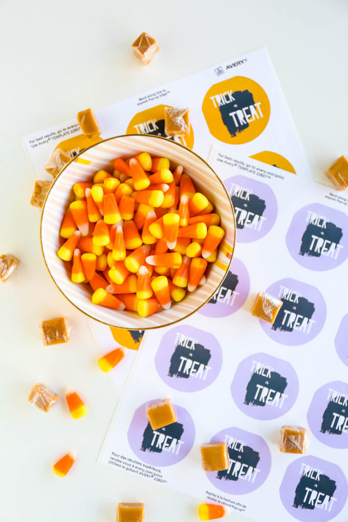 Trick Or Treat Stickers To Dress Up Your Halloween Treats 