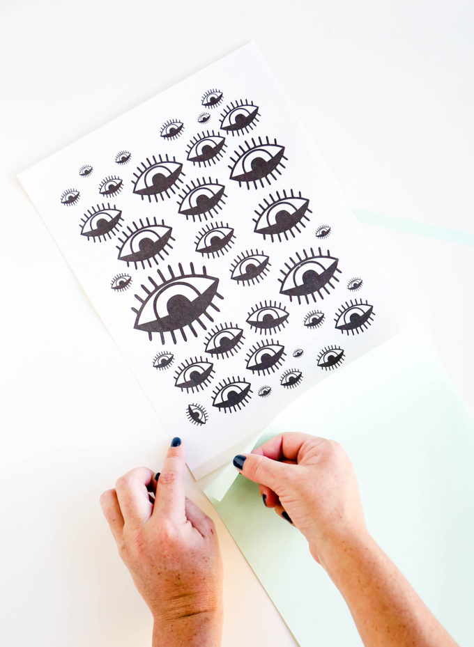 DIY Tattooed Pumpkins with Printable Eyes 