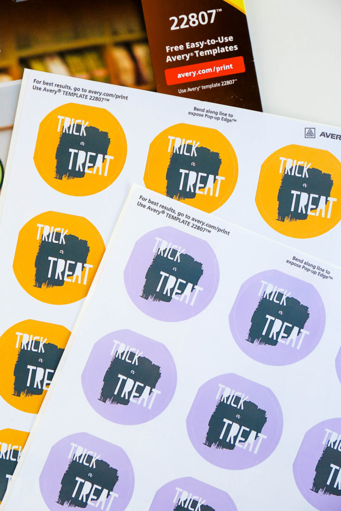 Trick Or Treat Stickers To Dress Up Your Halloween Treats 