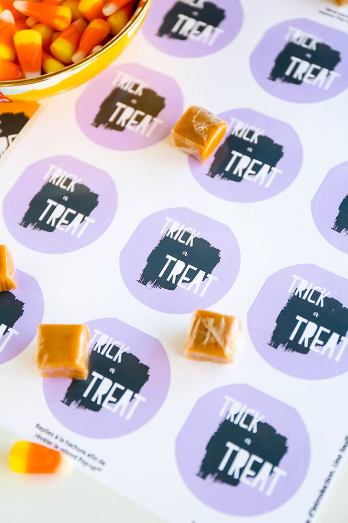 Trick Or Treat Stickers To Dress Up Your Halloween Treats 