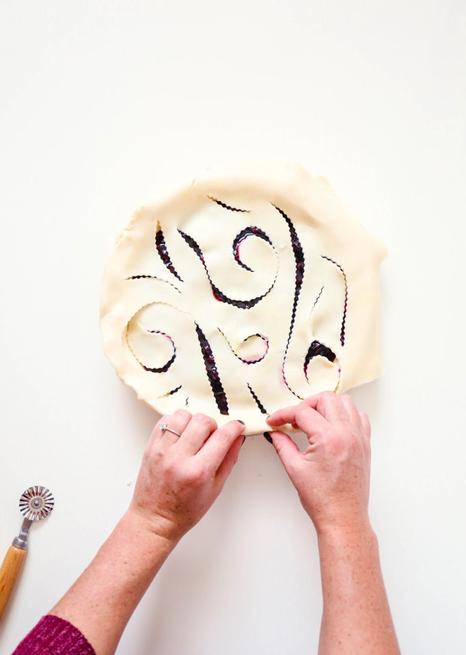 Whimsical Pie Crust Design