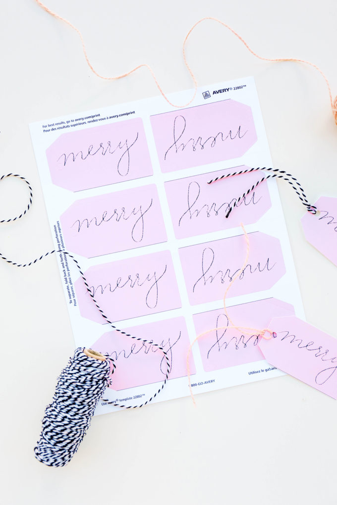 Merry Merry Tags & Printable Gift Wrap