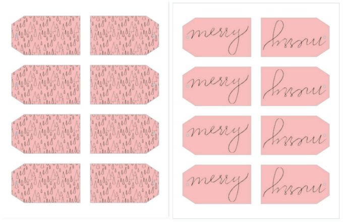 Merry Merry Tags & Printable Gift Wrap