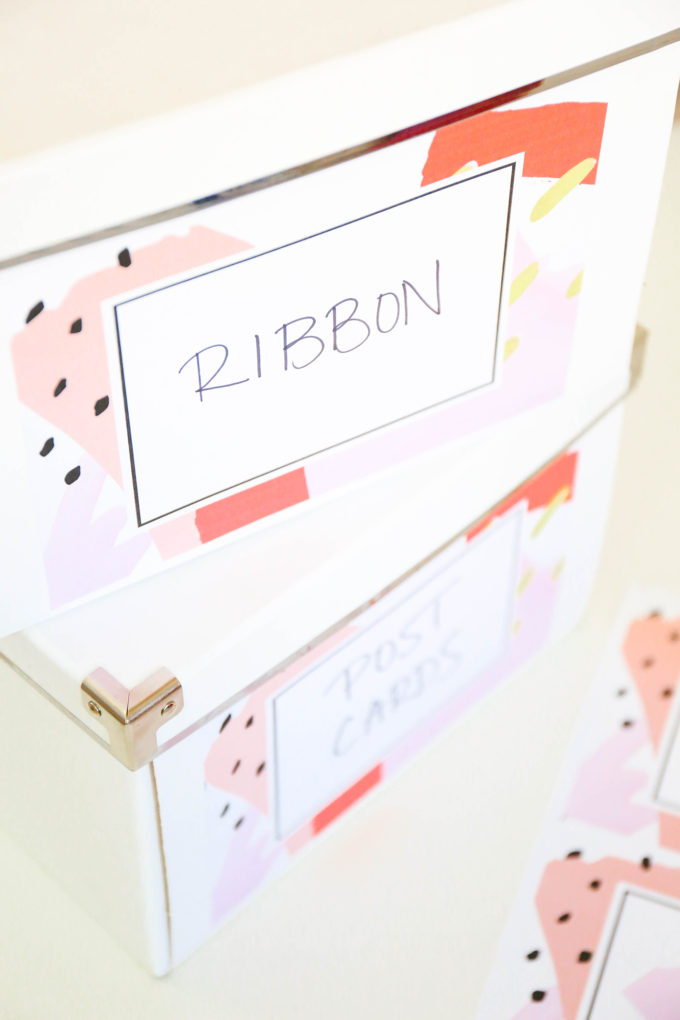 Printable Abstract Labels For Organizing Everything