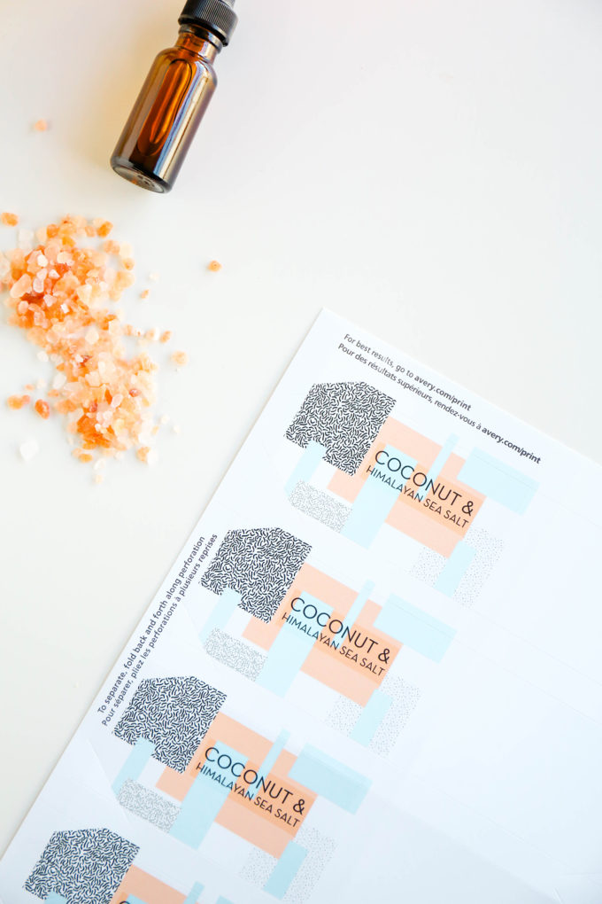 DIY Soap Recipe & Geometric Labels