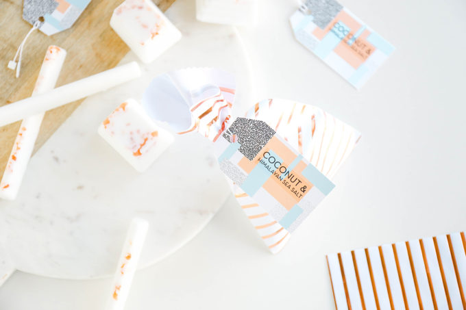 DIY Soap Recipe & Geometric Labels