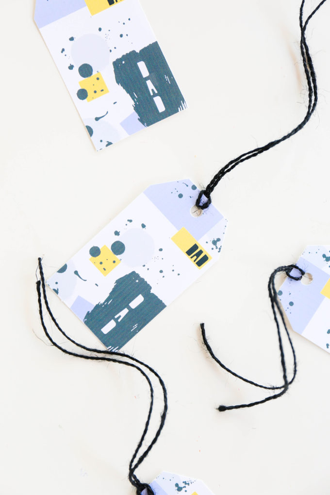 Printable Gift Wrap & Tags For Father's Day 