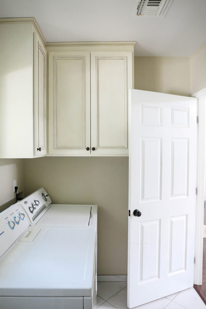 #ProperAtHome \\ A Simple Marble Makeover In Our Laundry Room