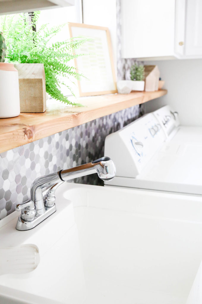 #ProperAtHome \\ A Simple Marble Makeover In Our Laundry Room 