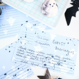 #ProperPrintables \\ Ghosty Printable Recipe Cards