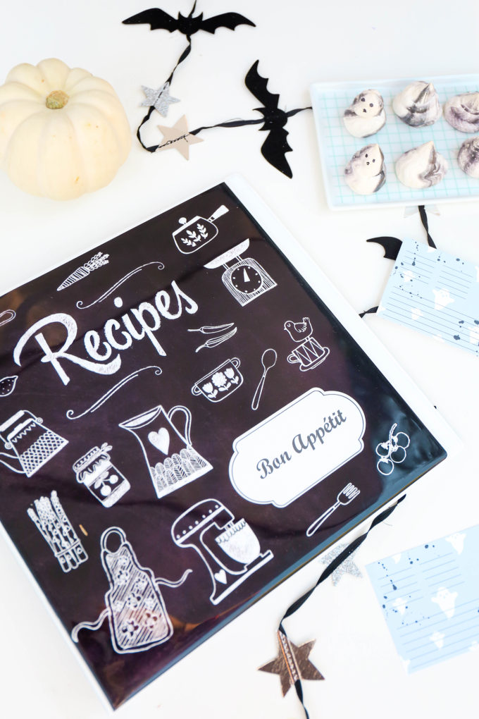 #ProperPrintables \\ Ghosty Printable Recipe Cards 