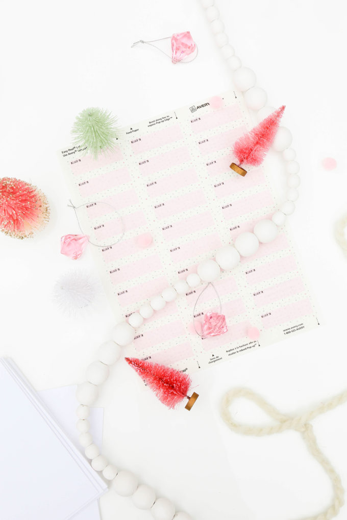 #ProperPrintables - Printable Holiday Mailing Labels To Address All Your Cards This Year