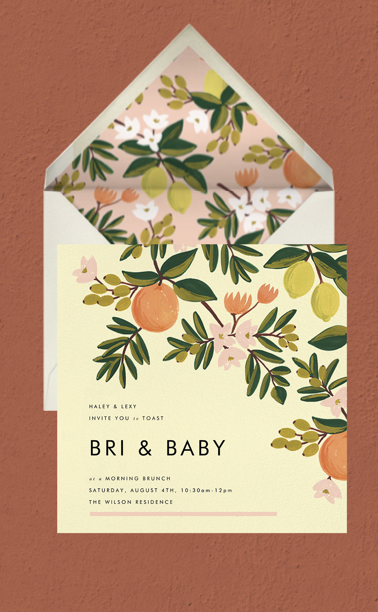 Citrus - Baby Shower - The Must-Haves