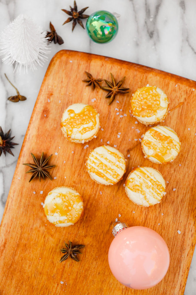 salted caramel store-bought macarons 