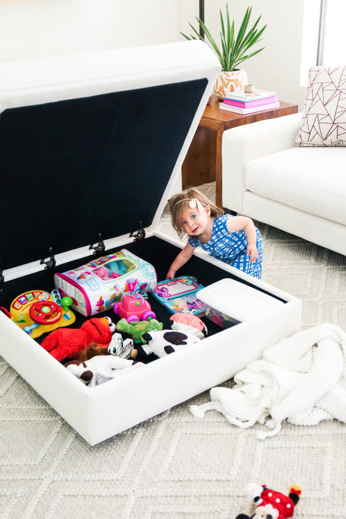 storage furniture storing toys 