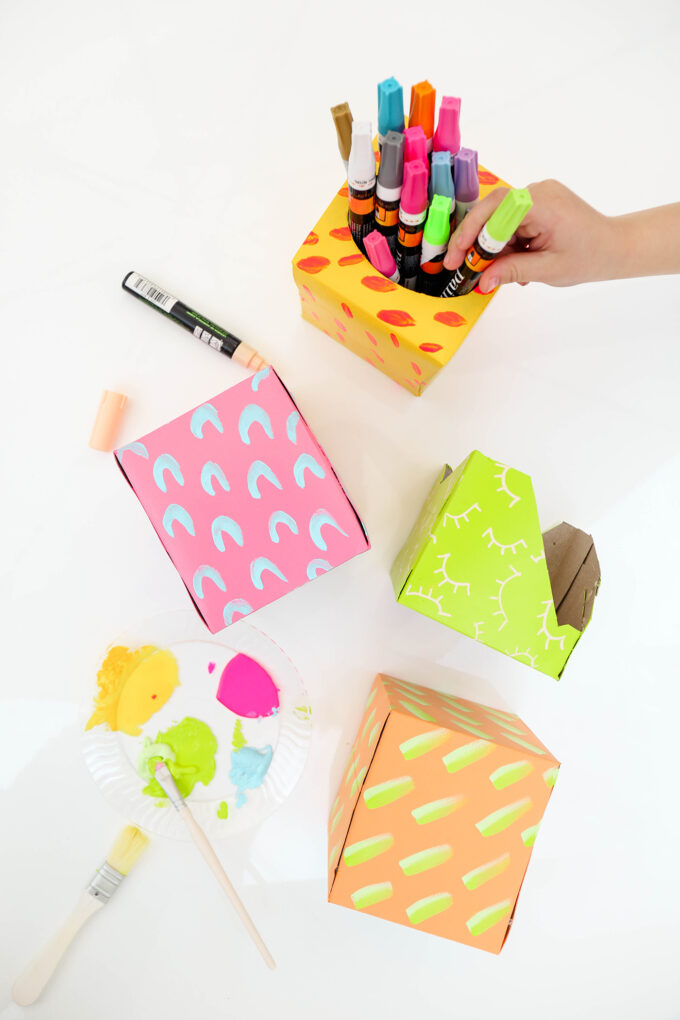 Make It \\ DIY Gift Wrap with Upcycled Kleenex Boxes 