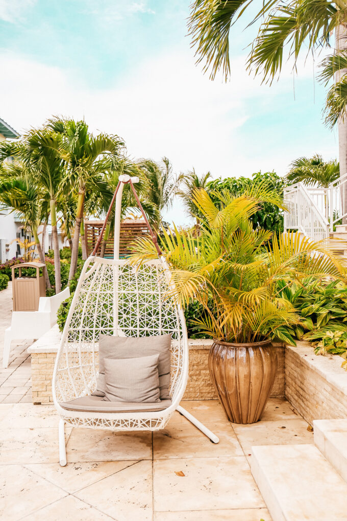 outdoor lounge, key west village, beaches turks and caicos 