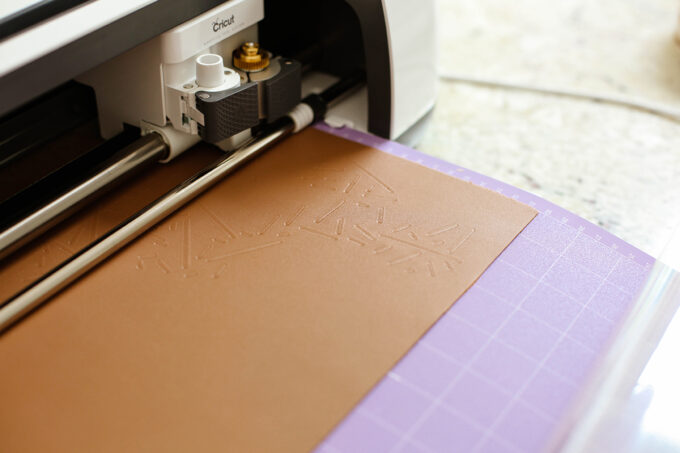 cricut maker debasing leather 