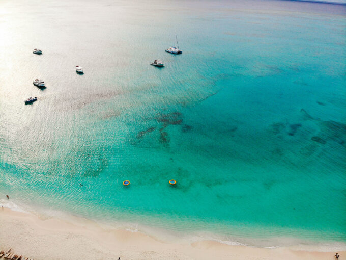 aerial photo of ocean 