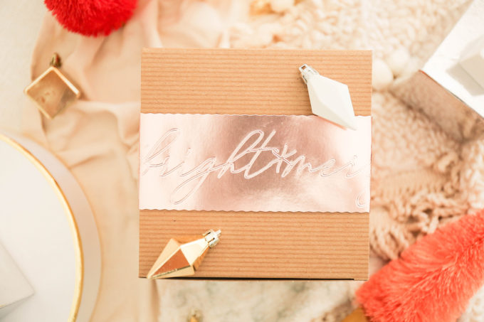 styled gift box