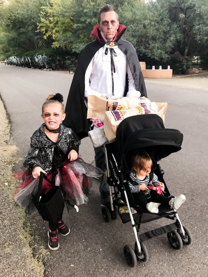 DIY Vampire Family Costume