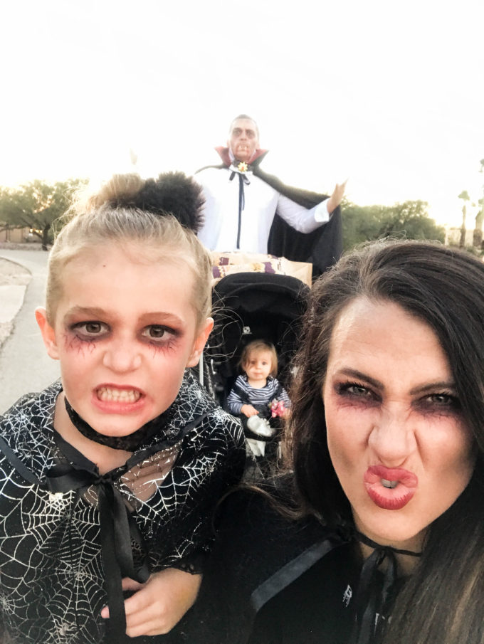 DIY Vampire Family Costume