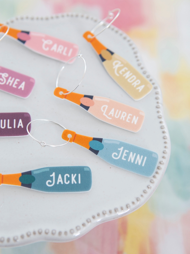 Shrinky Dink Name Tags - Lia Griffith