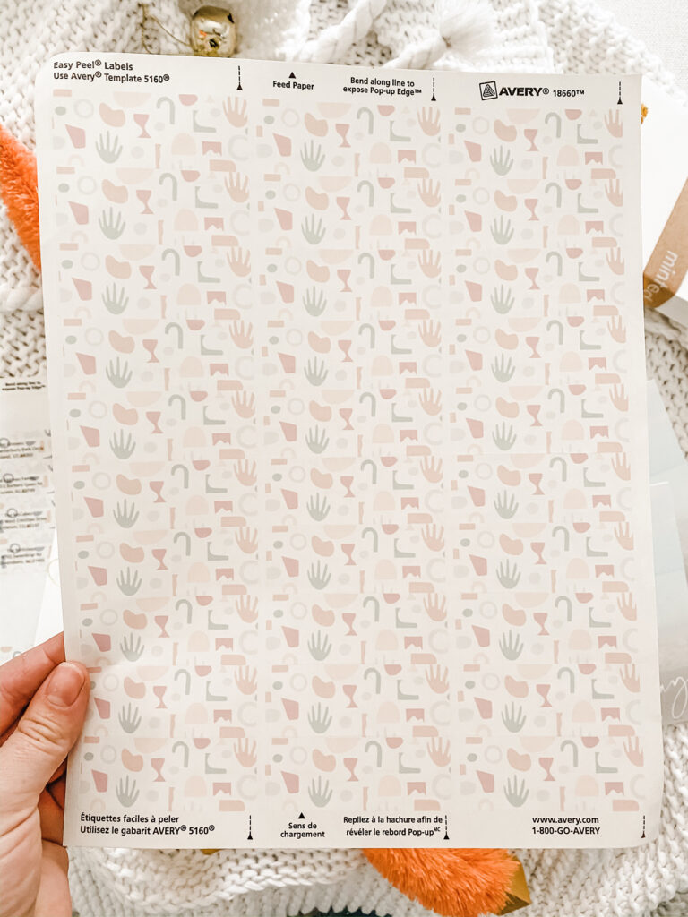#ProperPrintables \\ Printable Mailing Labels with Abstract Pattern &amp; A Peek At Our 2019 Holiday ...