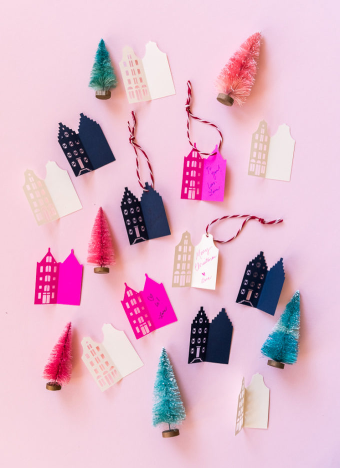 house gift tags for the holidays 