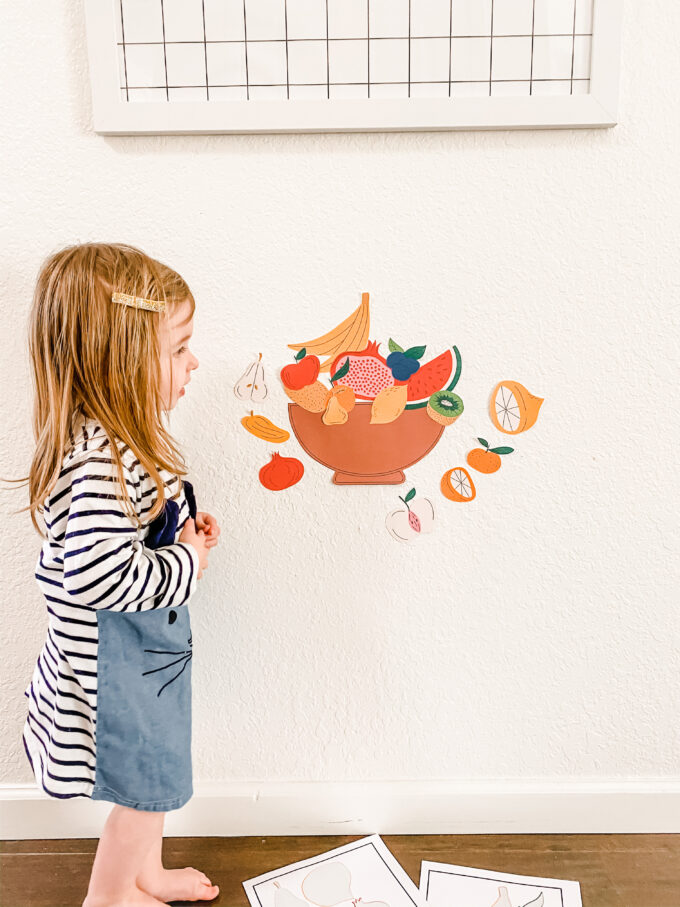 DIY Fruit Stickers on wall 