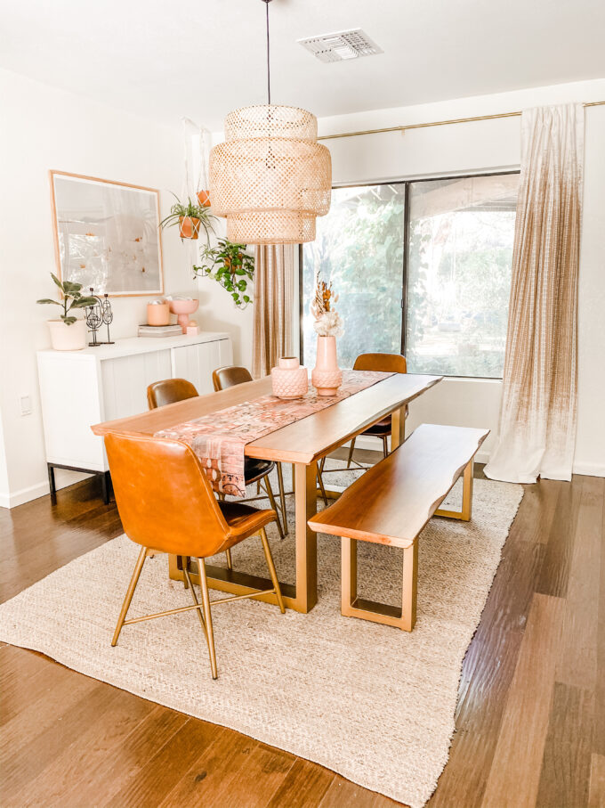 dining room bohemian modern 