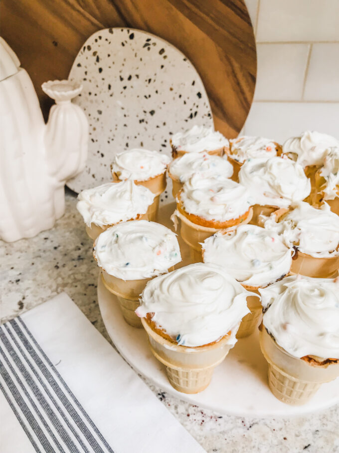 Funfetti Cupcake Cones