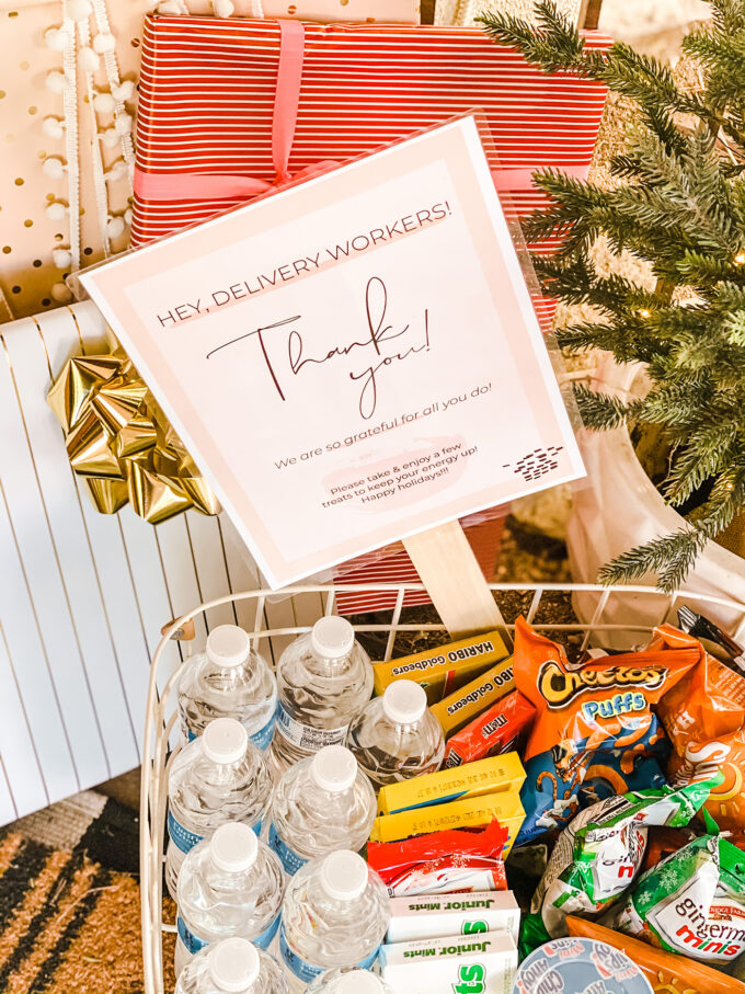 Printable Thank You Sign For Delivery Workers