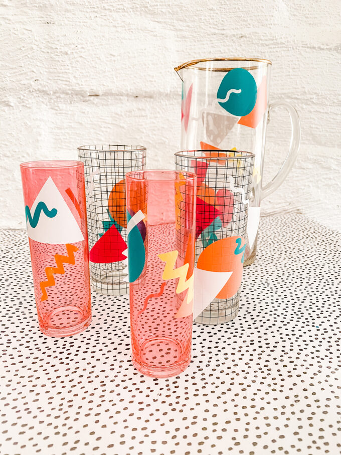 DIY 80's Drink Decor