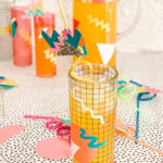 Totally Tubular \\ DIY 80’s Drink Decor To Brighten Your Day