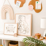 Put A Cork In It \\ DIY Cork Board Wall Decor For Modern Kids Playroom