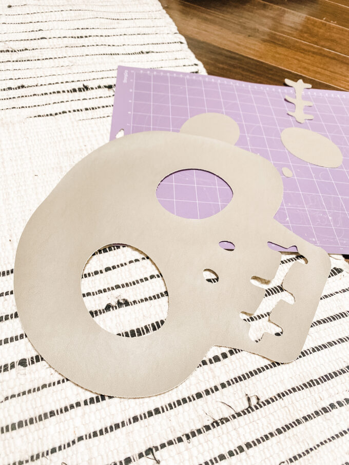 DIY Skull Placemat