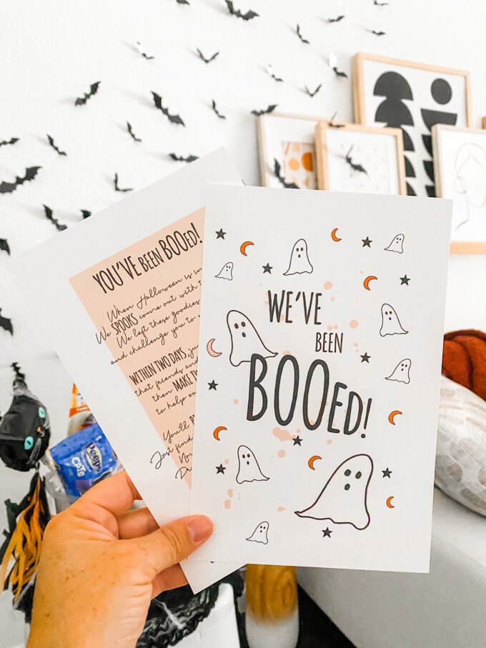 You've Been Booed Printable